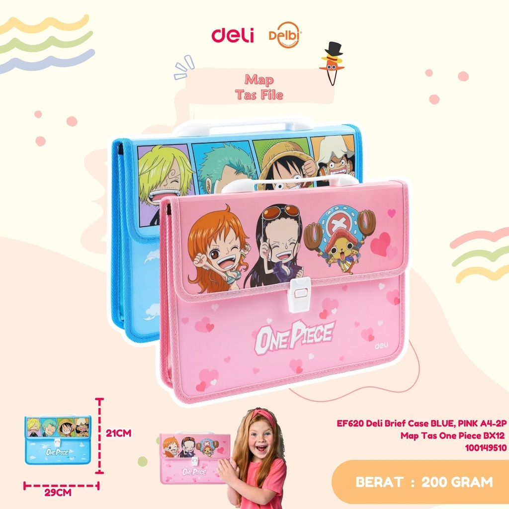 

Deli Brief Case A4-2P Map Tas Edisi One Piece