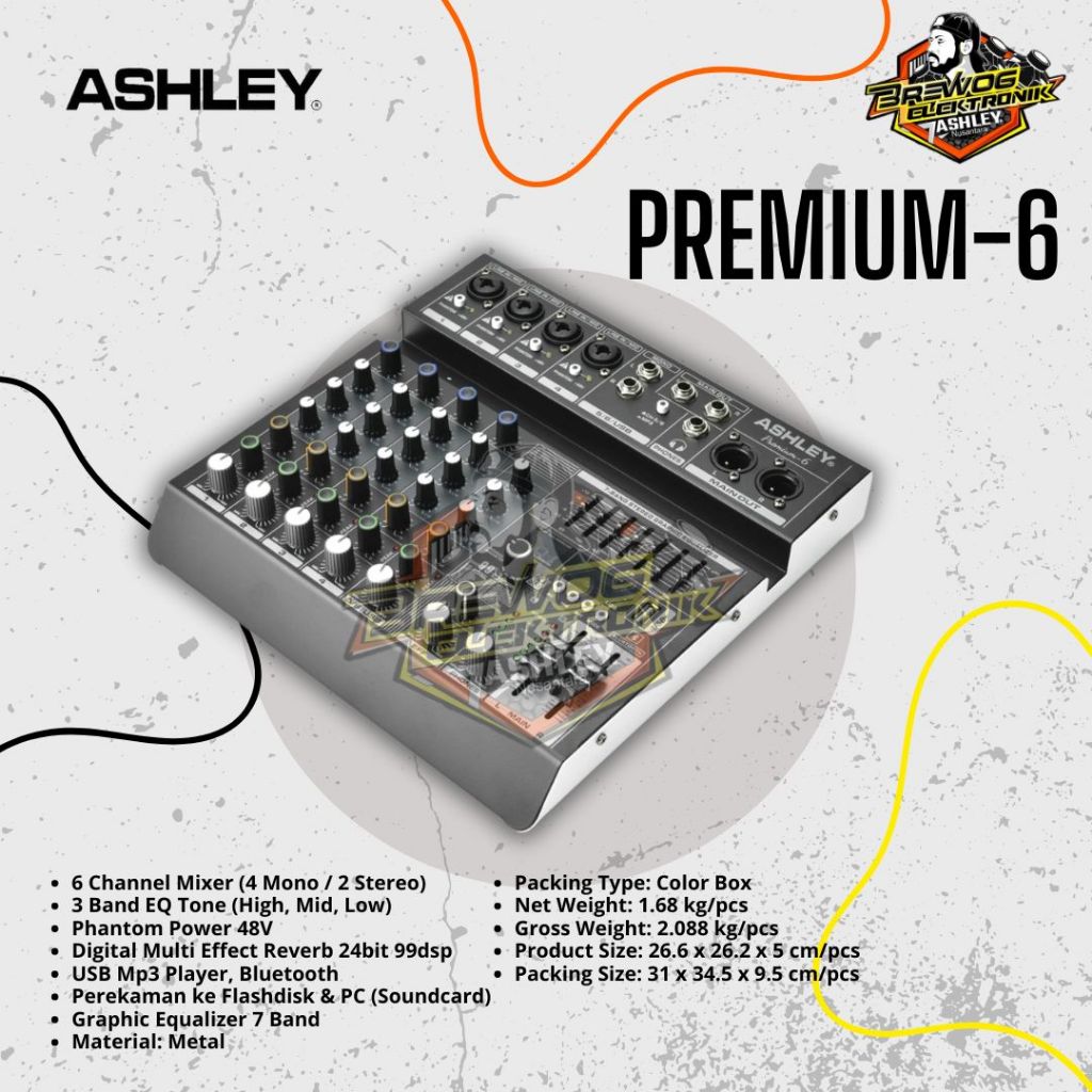MIXER PREMIUM 6 ASHLEY