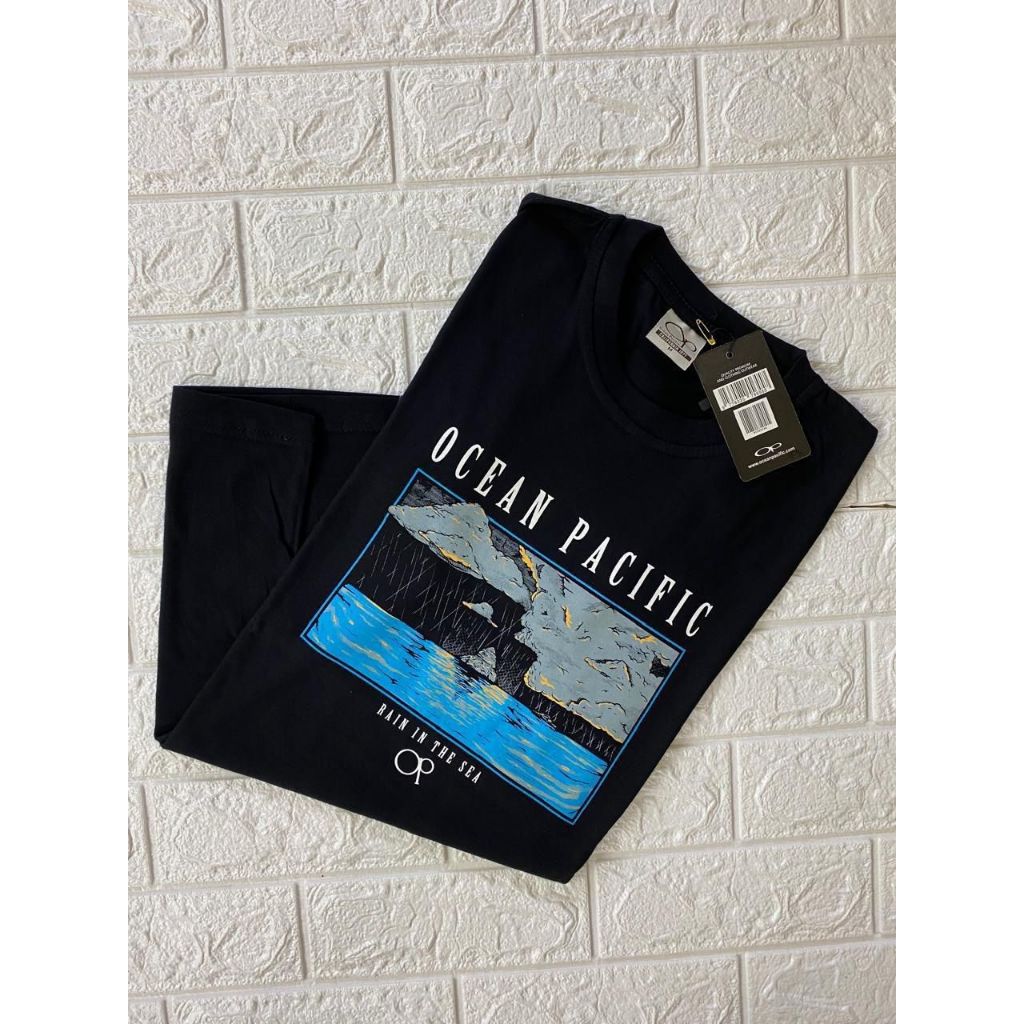 OCEAN PACIFIC ORIGINAL - KAOS OP - T-SHIRT OP (03MTY87360) Kaos Oblong Pria Lengan Pendek