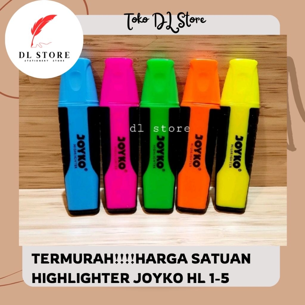 

[EDISI HABISIN STOK]HIGHLIGHTER/ Stabilo/Spidol JOYKO HL 1~5