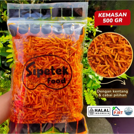 

Kentang Mustofa 500gr Pedas Manis Gurih Kriuk