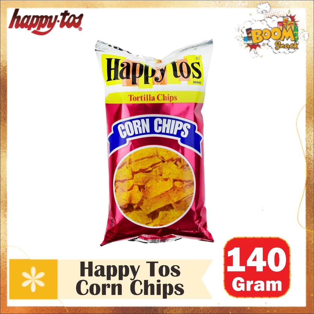 

Happy Tos Merah Tortila Corn Chips 140 Gram