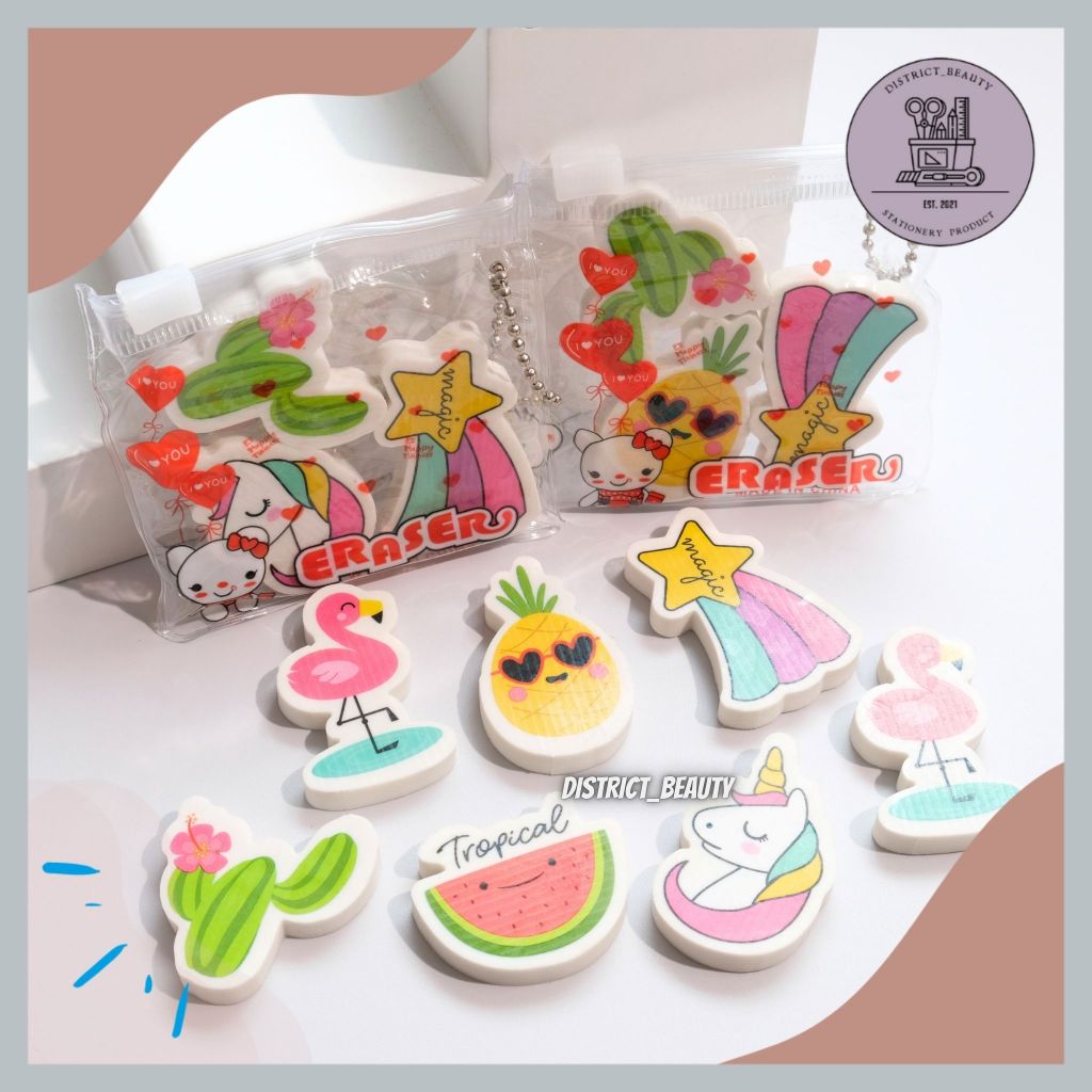 

PENGHAPUS POUCH 1 SET 3 PCS PENGHAPUS DOMPET SERUT TRANSPARAN PENGHAPUS TAS RANDOM LUCU HAPUSAN PENSIL IMUT TERMURAH