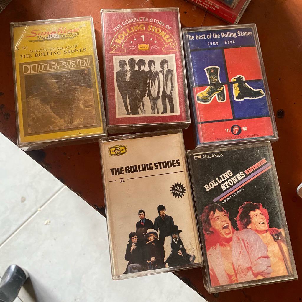 KUMPULAN KASET PITA THE ROLLING STONE