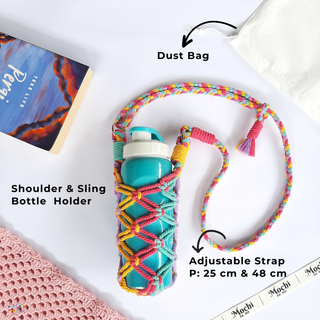 Macrame Bottle Holder / Bottle Strap / Tumbler Holder / Tas Botol / Corkcicle