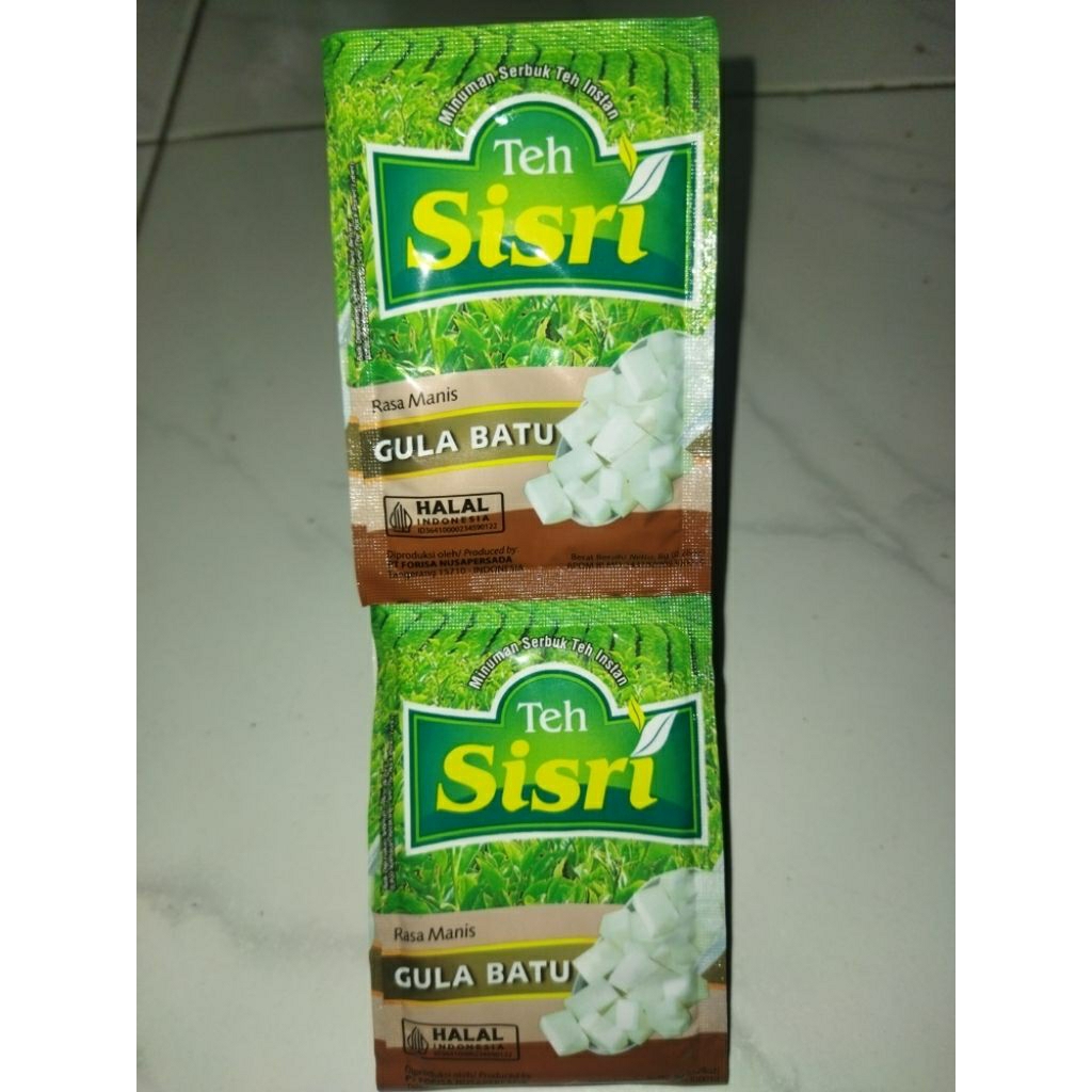 

teh sisri gula batu renceng isi 10 sachet x 8gr