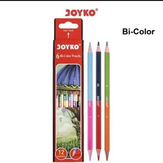 

pensil joyko Bi-color / pensil 2 warna 6pc