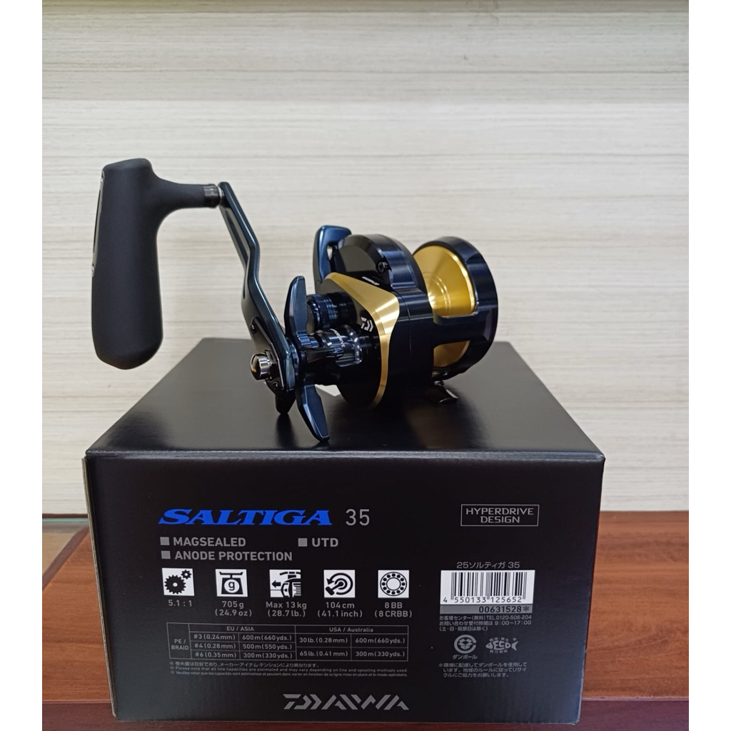 Reel OH Daiwa Saltiga 35 New 2025 Made In Japan