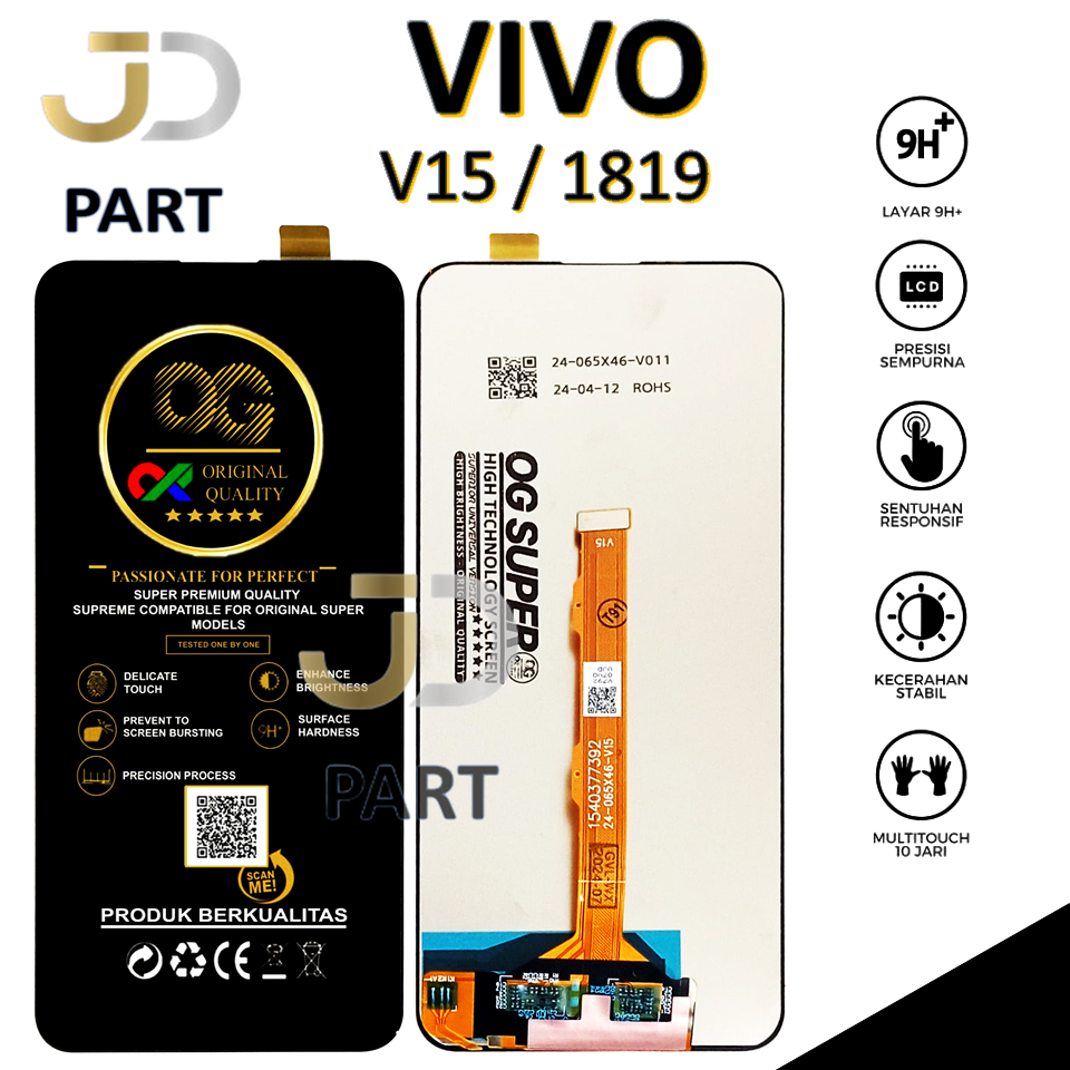 Lcd Touchscreen Vivo V15 Vivo 1819 Original