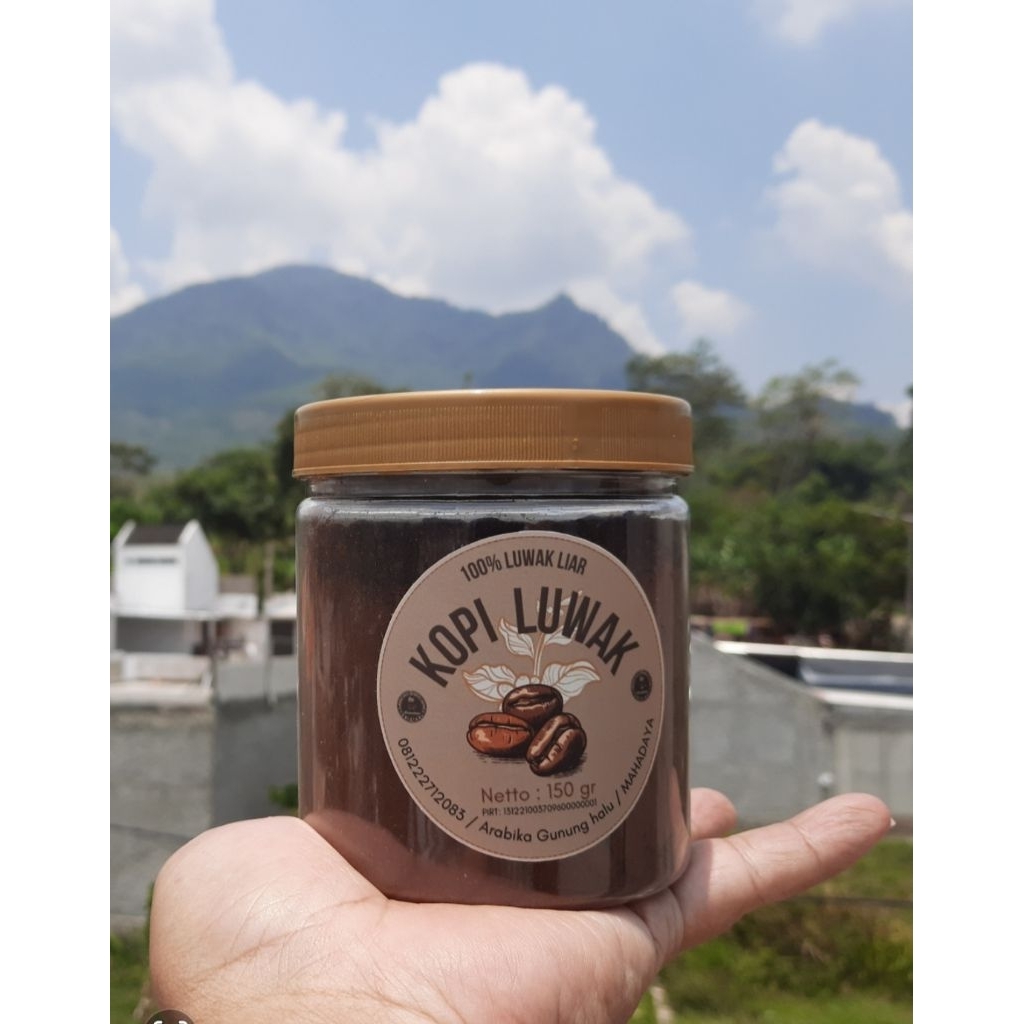 

kopi Arabika bubuk Luwak liar 150 gr