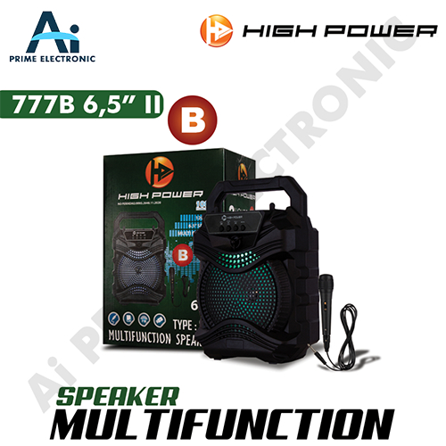 HIGH POWER 777B Speaker Bluetooth Portable Meeting Wireless 6,5 inch