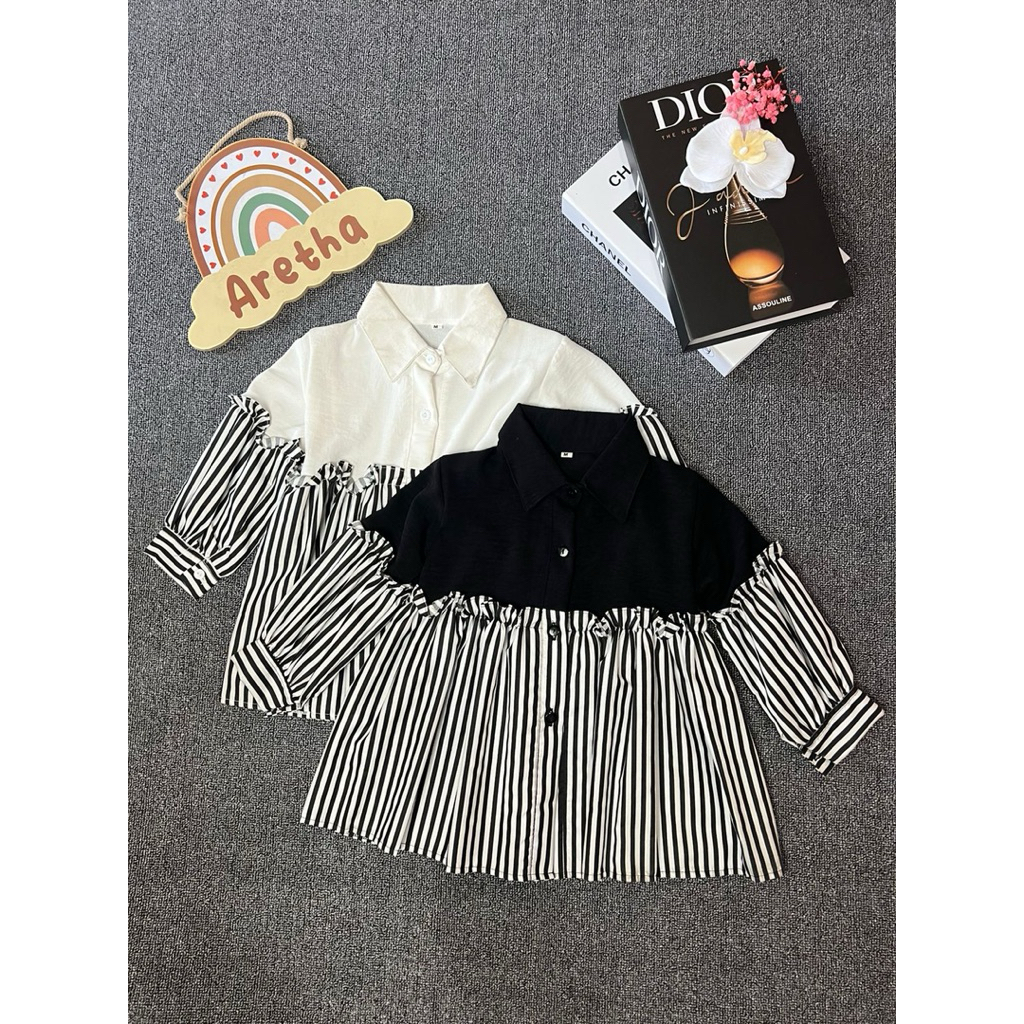 Kurumi Kemeja Blouse Anak Perempuan 1-14 Tahun / Baju Atasan Anak Perempuan