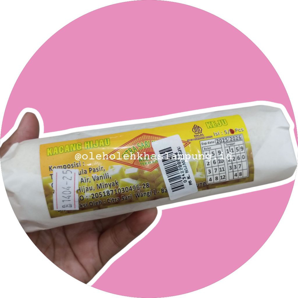 

Kue BakPia Kacang Citra Sari Wangi