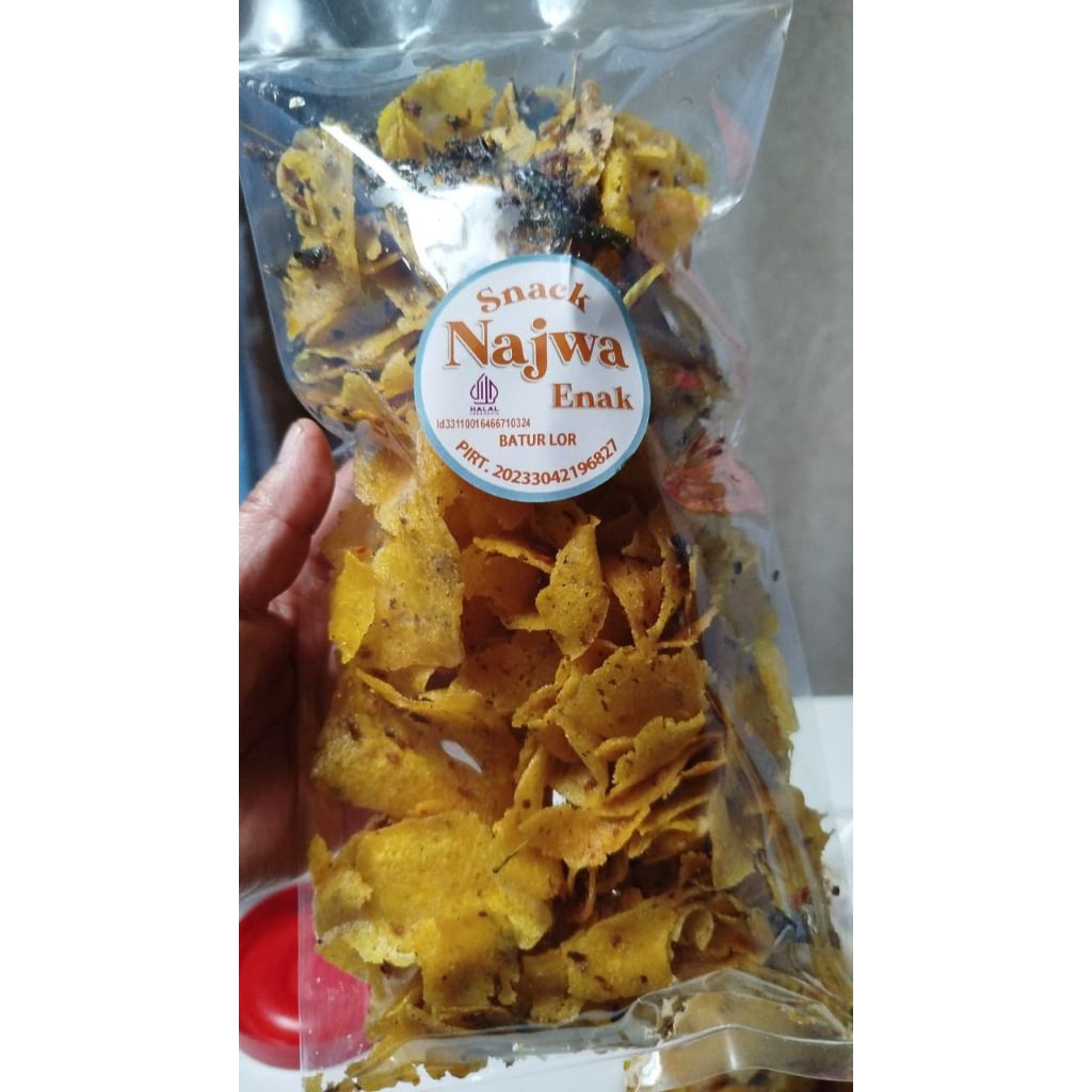 

MAKANAN RINGAN KHAS DIENG (KLATAK BUMBU BAWANG PEDAS) 500gram