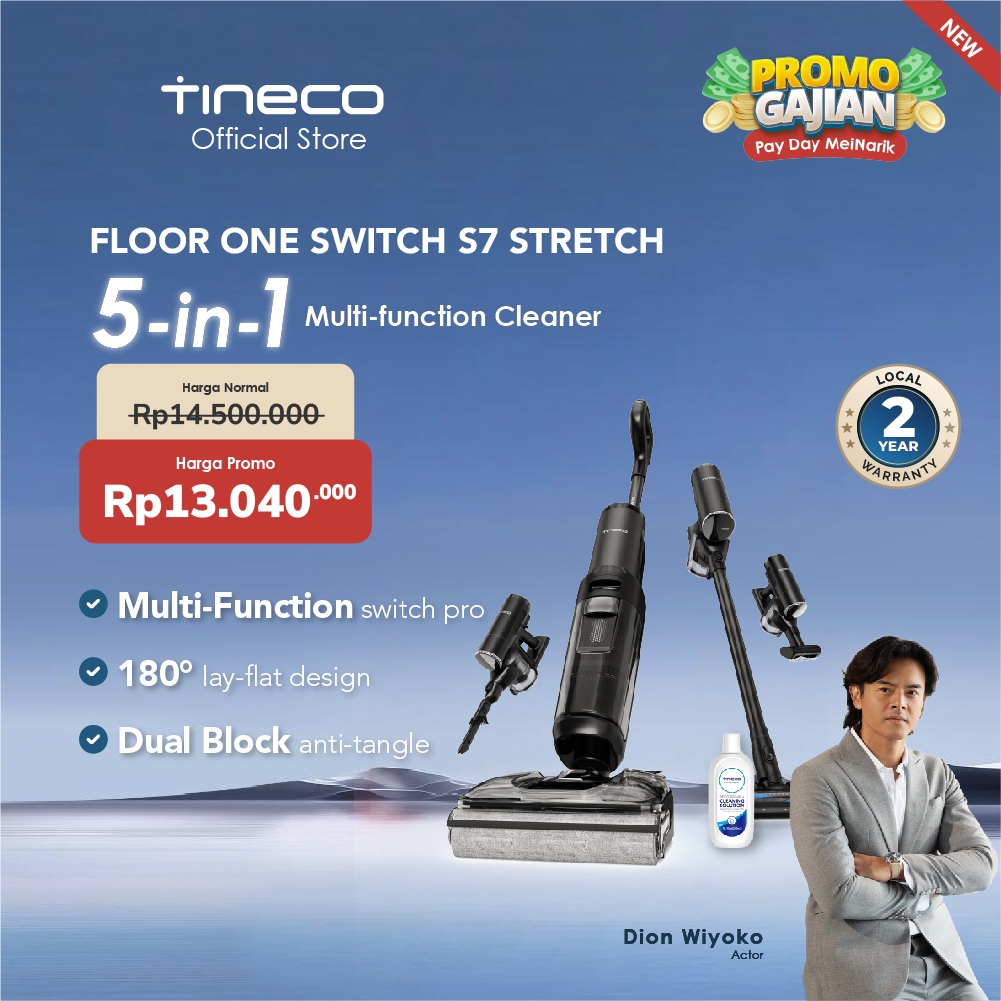 Tineco Floor ONE Switch S7 Vacuum Cleaner - Tineco