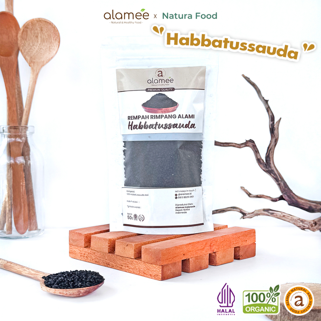 

ALAMEE Biji Habbatussauda Original Asli Jinten Hitam Biji Jintan Habatusauda 50 gram natura food
