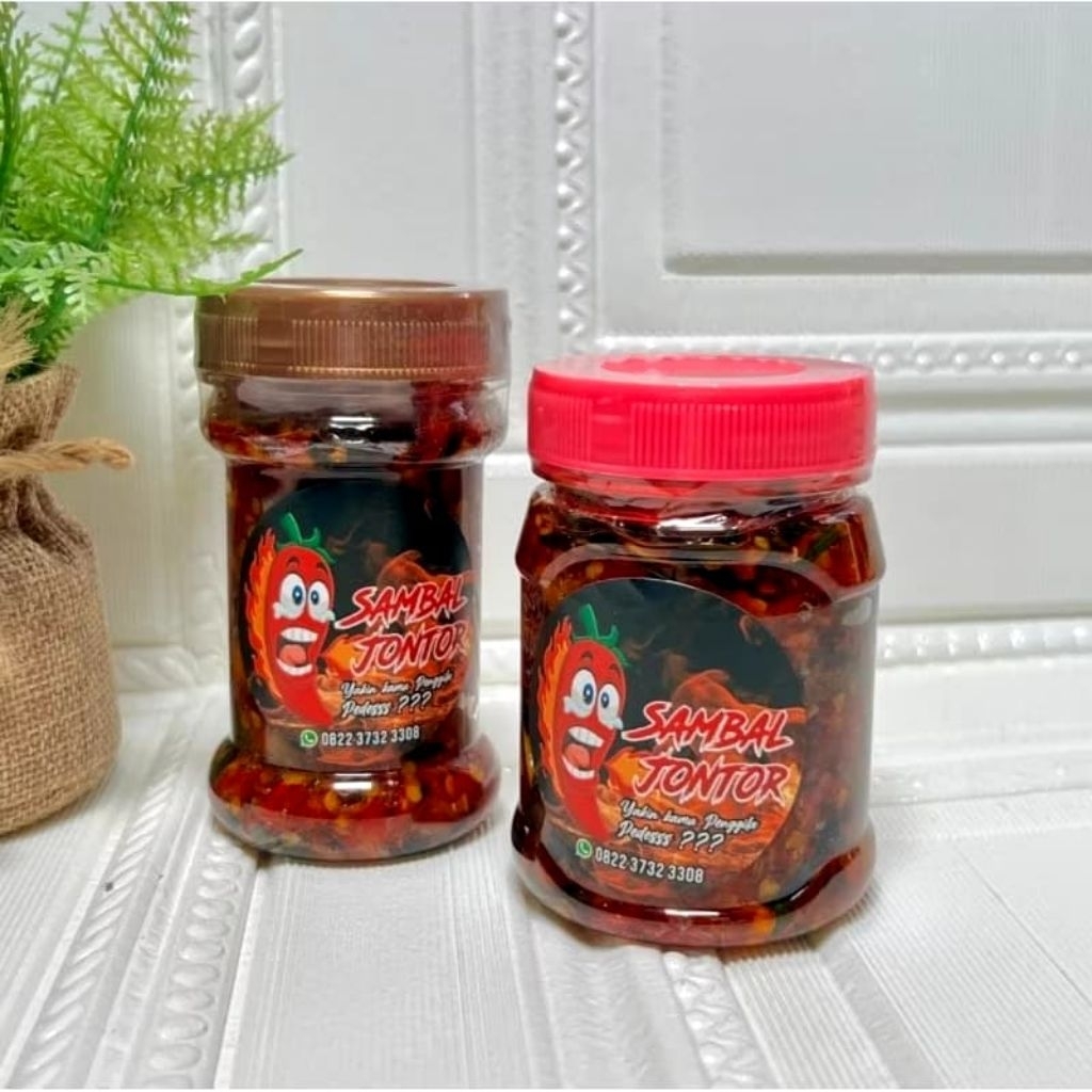 

sambal jontor kmangi kemasan botol besar