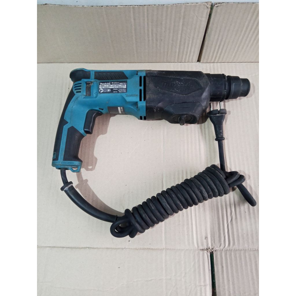Bor Beton Makita M 8701 Rotary Hammer 3 Fungsi Original
