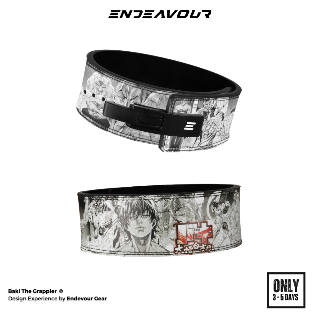 Endeavour Gear Lifting Belt 10 & 12mm - Baki | Gym Belt | Lever Belt | Sabuk Gym | Powerlifting | Sq