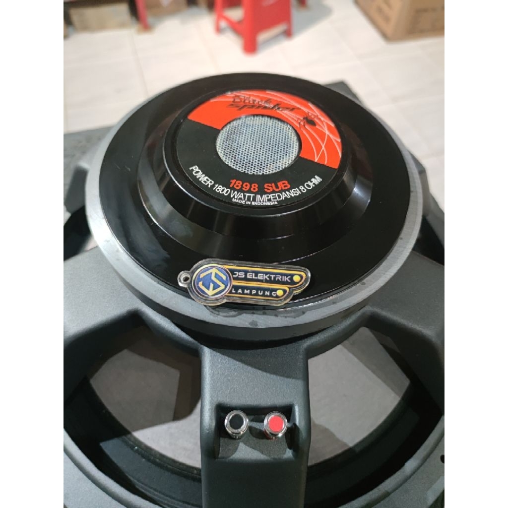 Speaker BLACK SPIDER 18" 1898 sub / speaker BS 18 inch 1898 sub Original