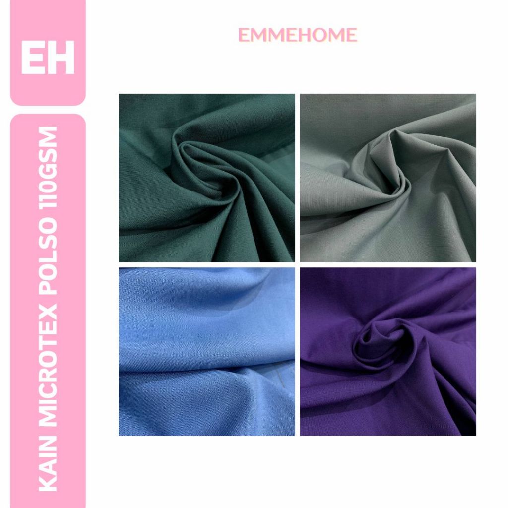 KAIN KATUN DISPERSE MICROSTAR DELUXE / MICROTEX  / KAIN SPREI POLOS 110 GSM