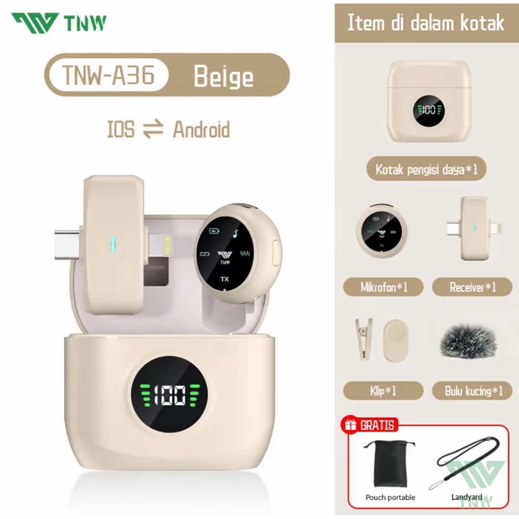 TNW Wireless Lavalier Microphone