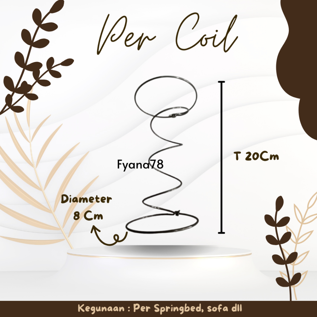 PER coil pegas untuk sofa springbed 20cm, sofa, kasur spring murah / Per bonnel