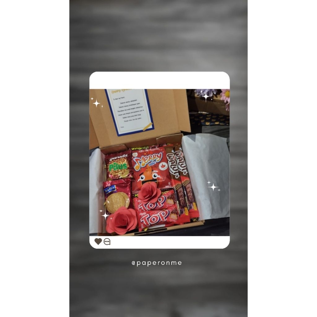 

Snack Box/ Hampers Snack Ekomonis / Kado Snack
