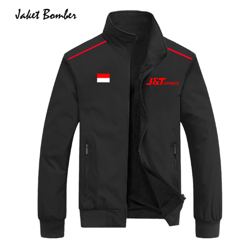 Jaket JNT Express/Jaket J&T Waterproof Bomber Terbaru bisa reques logo