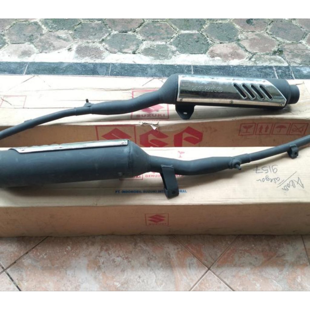 Knalpot Shogun 110 ori sgp