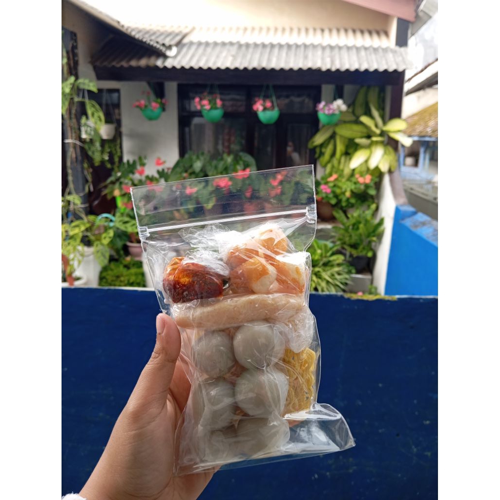 

Baso Aci Isi Ayam, paket komplit