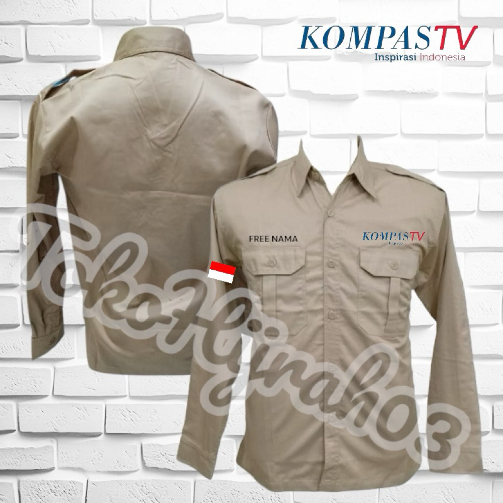 SERAGAM TERBARU KOMPAS TV UKURAN BIG SIZE KEMEJA TERBARU KOMPAS TV SERAGAM KERJA KOMPAS TV KEMEJA KE