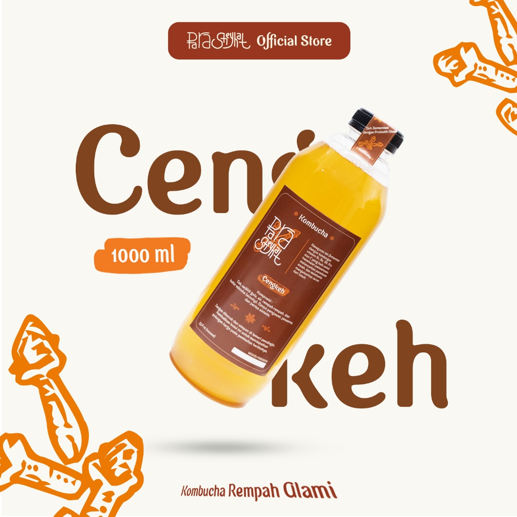 

Kombucha Minuman Fermentasi Teh Probiotik Kaya Antioksidan - Rasa Cengkeh 1000ml | by Parasheyhat