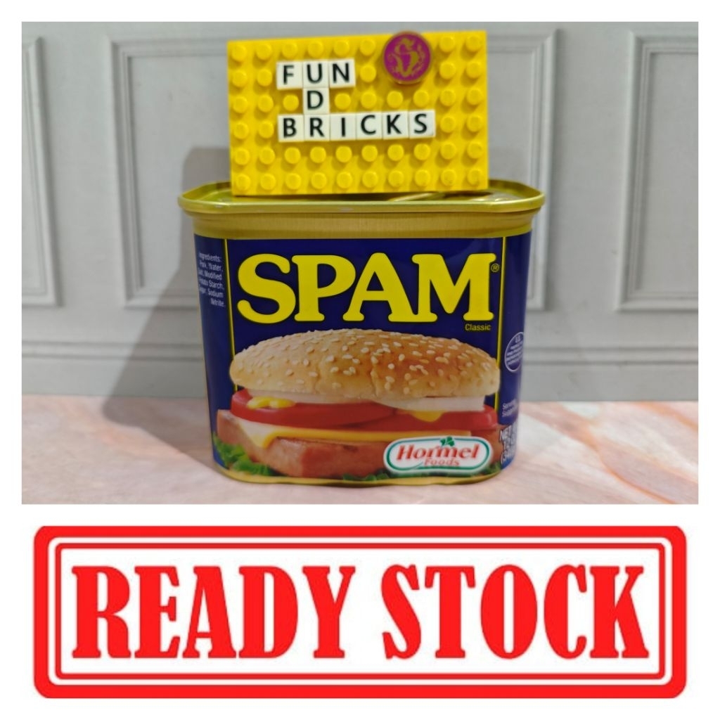 

Hormel Spam Classic USA Meat Pork Luncheon Daging Olahan Kaleng 340gr
