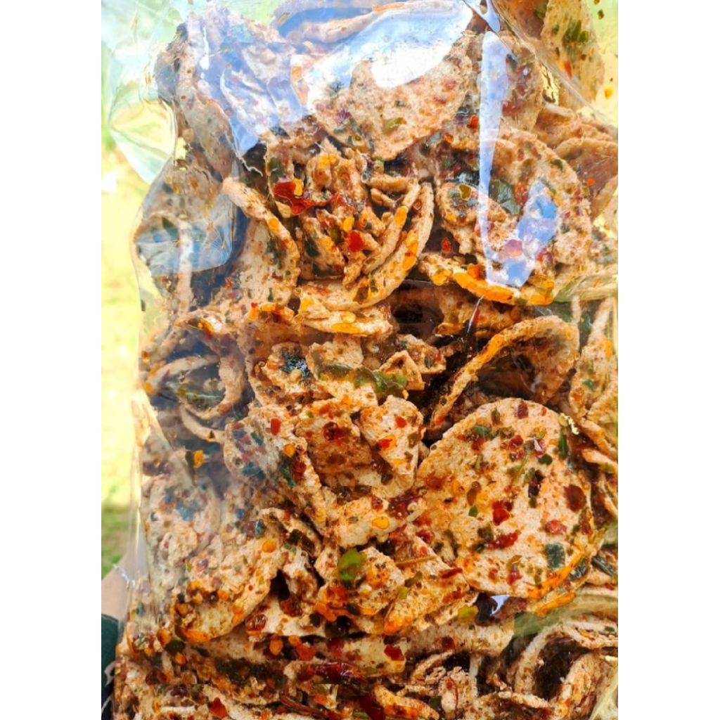 

basreng koin pedas daun jeruk 100gr