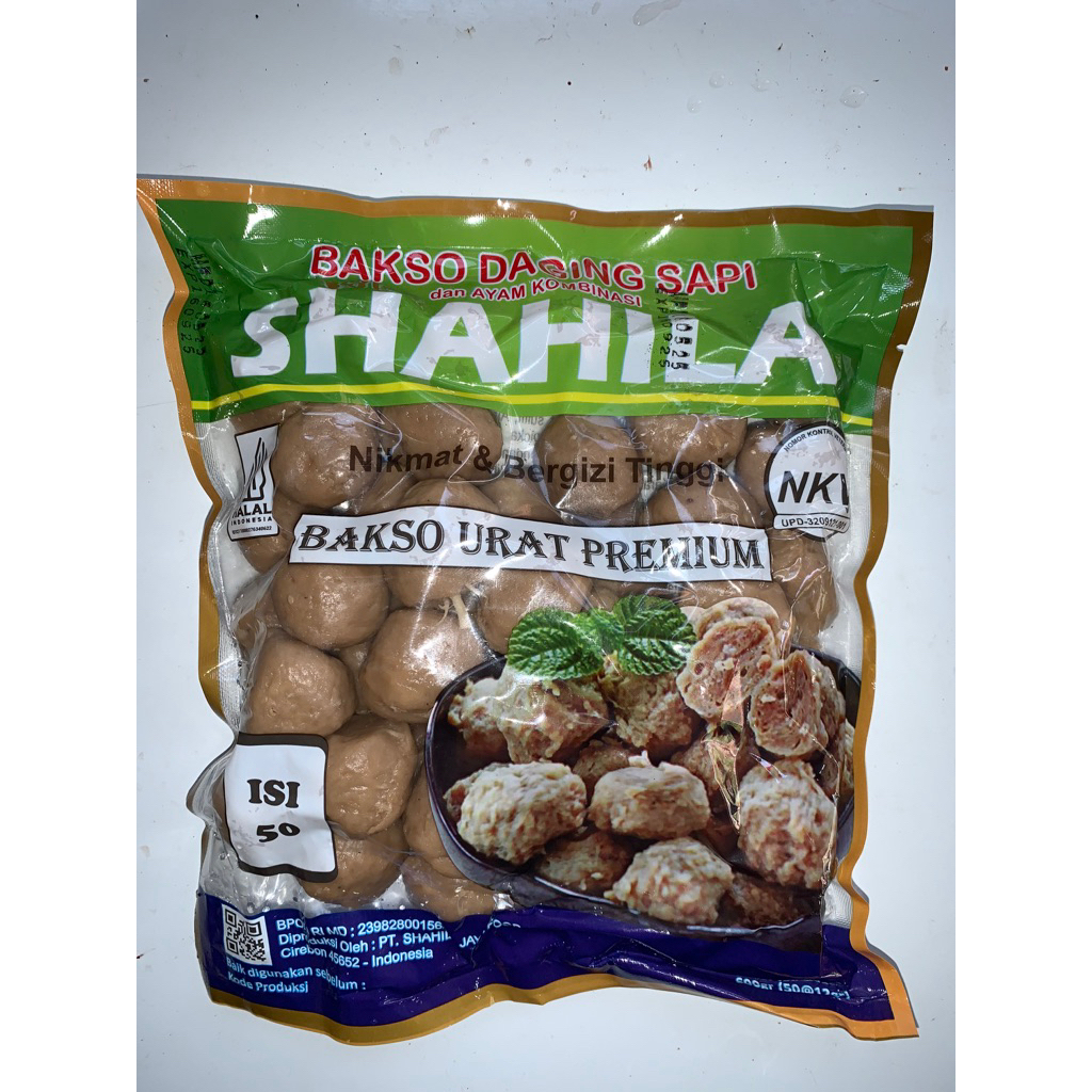 

Bakso Shahila isi 50 butir