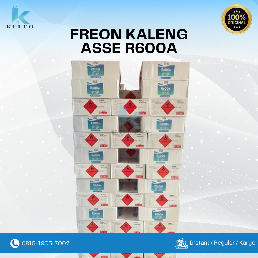 FREON R600 / FREON 600A - freon kaleng r600 a - freon R600a asse 1Dus / Freon Asse R600A 1Dus
