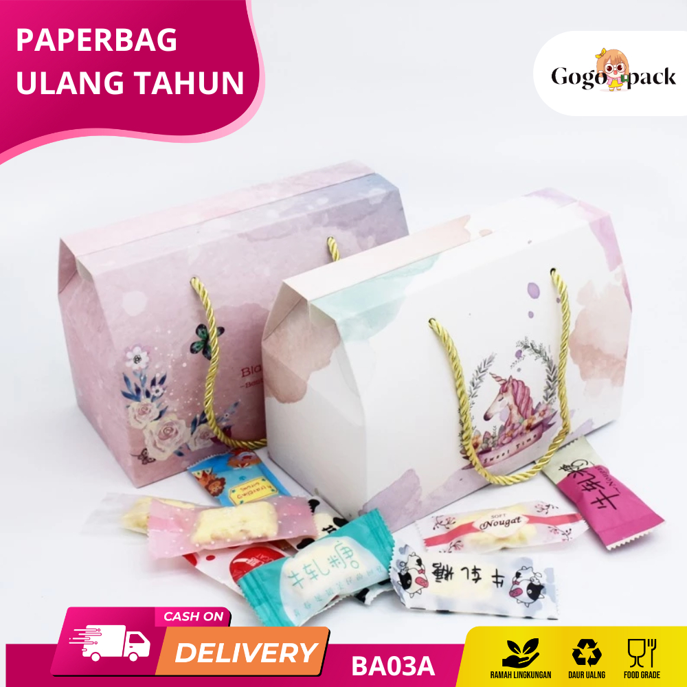

Paper Bag Ulang Tahun / Box Snack Ulang tahun Anak / Goodie Bag Ulang Tahun Anak Karakter | BA03A