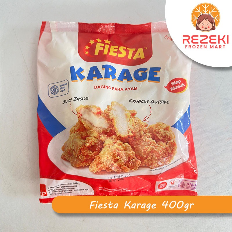 

Fiesta Karage 400 Gr | Daging Paha Ayam | Frozen Food Murah