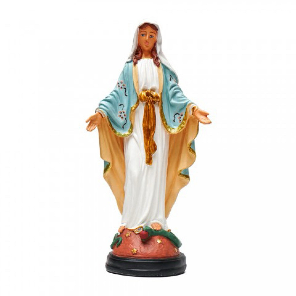 Patung Bunda Maria Tangan Terbuka Batik Tulis Tosca 30cm