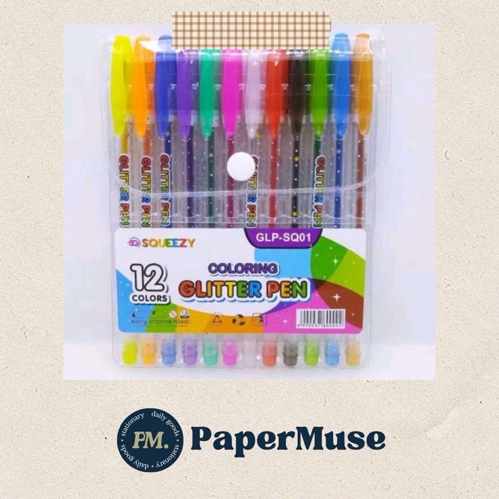 

Pulpen Gel Warna Glitter – Pulpen Warna-warni dengan Efek Kilau untuk Seni & Kreativitas