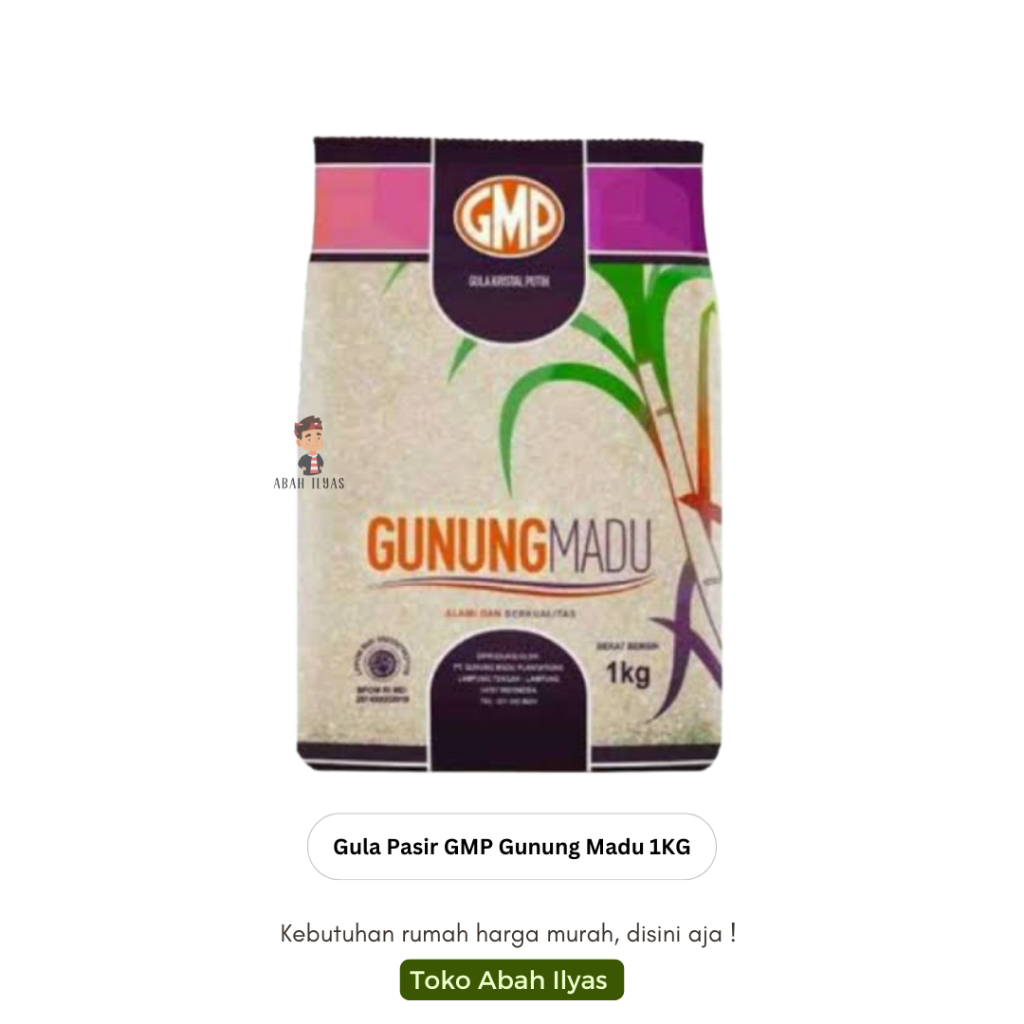 

Gula Pasir GMP Gunung Madu 1 Kg Premium
