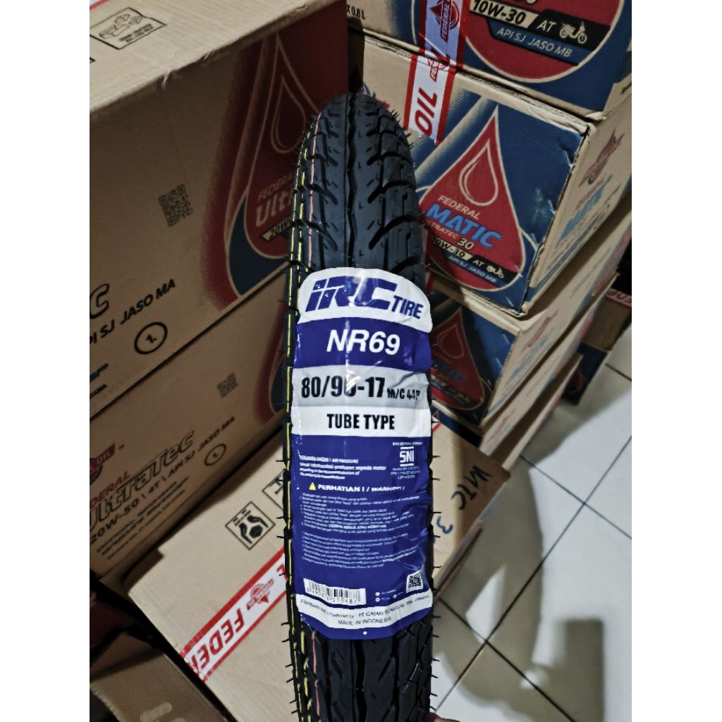 Ban Luar IRC NR-69 80/90-17 Tubetype / Ban Luar Sepeda Motor Bebek 100% Original Baru