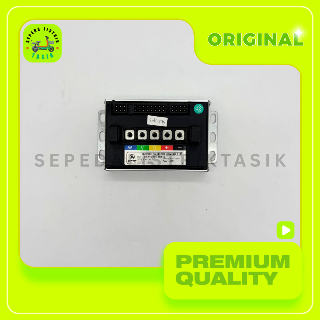CONTROLLER SEPEDA LISTRIK EXOTIC X630 / SELIS175 - ORIGINAL 100% - SPAREPART SEPEDA LISTRIK