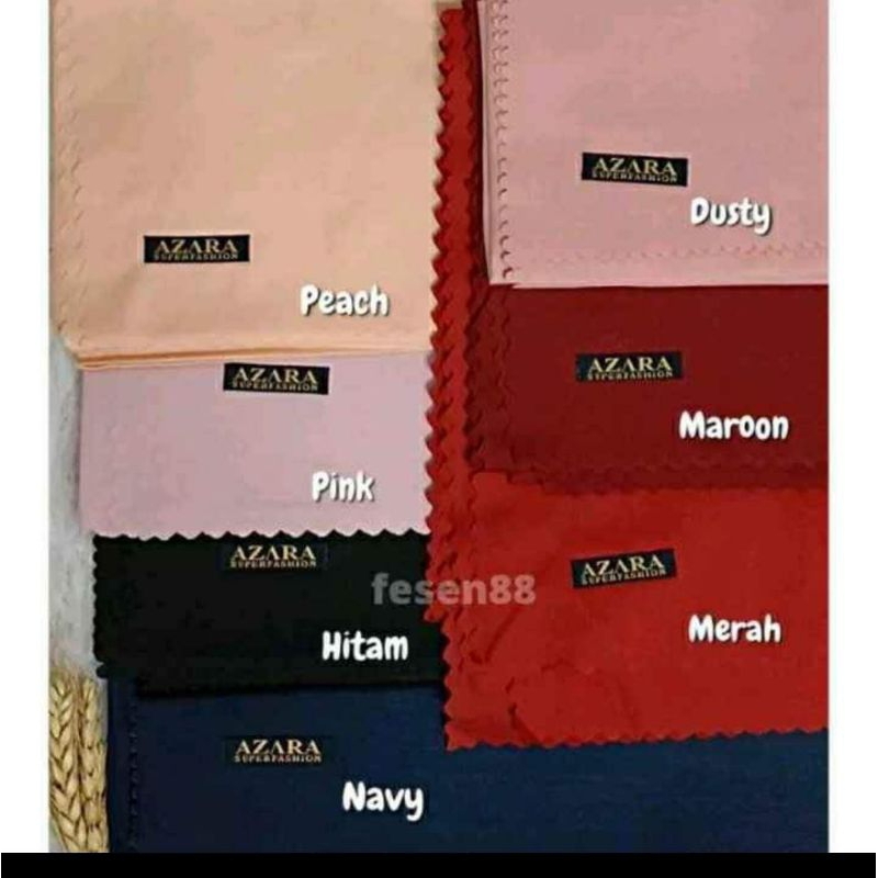 hijab segi empat polos azara