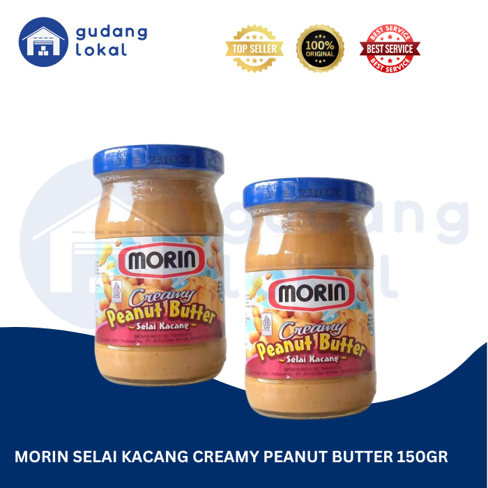 

Morin Creamy Peanut Butter Selai Kacang 150gr