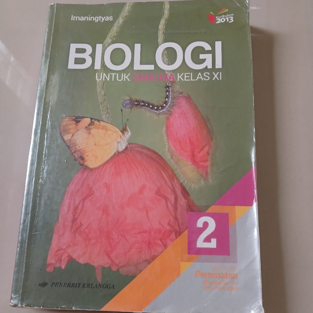 (PRELOVED ORI) BUKU BIOLOGI UNTUK SMA/MA KELAS X1 11 ERLANGGA K13