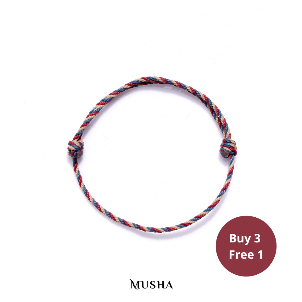 KODE M22V Musha Twisted ANKLET Gelang Kaki Gelang Tali Gelang Pria Gelang Wanita