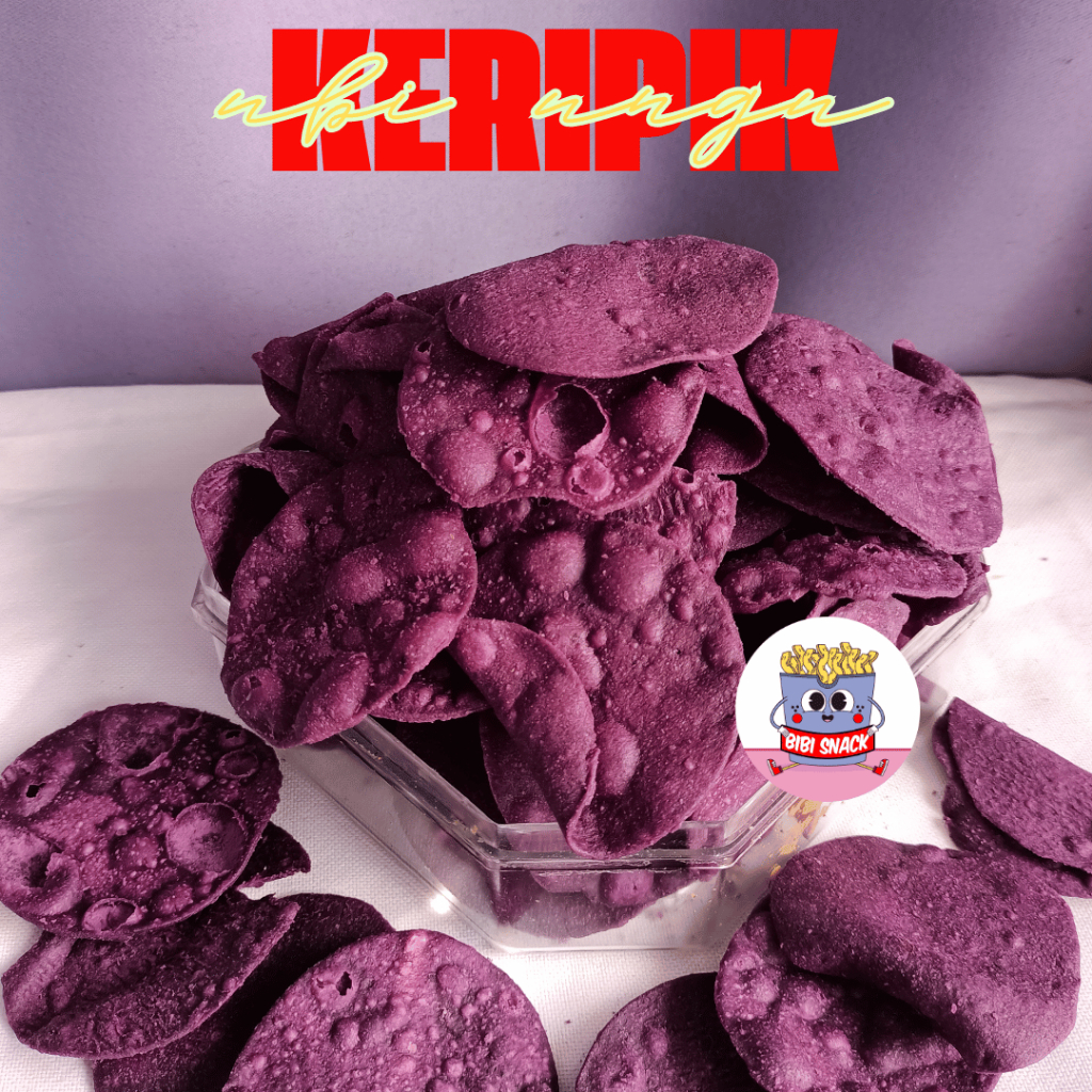 

Bibi Snack - Keripik ubi ungu manis 500 gram