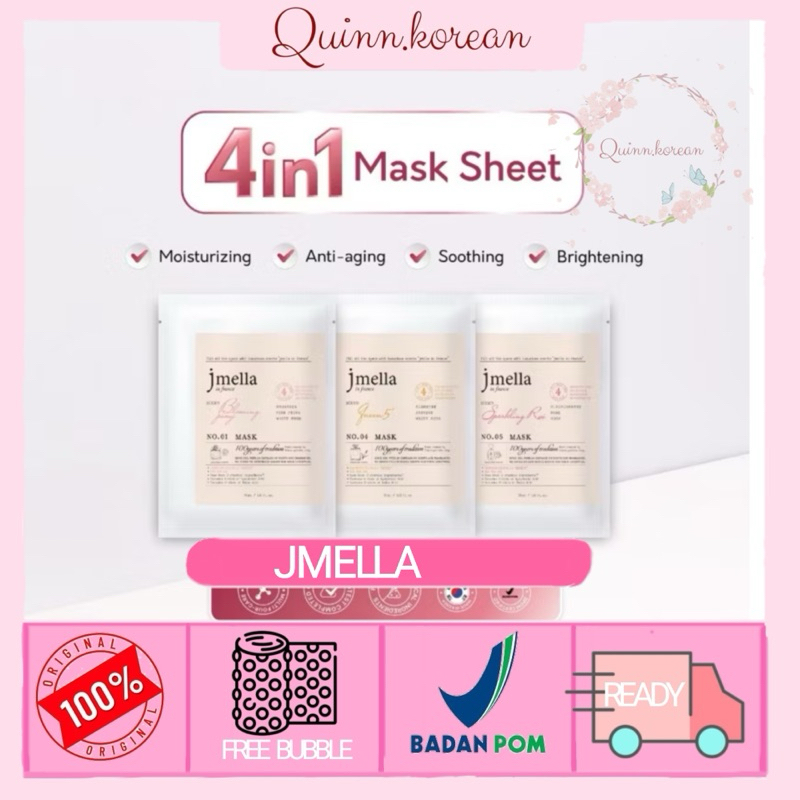 Jmella In France Sheet Mask 1pcs 30ml